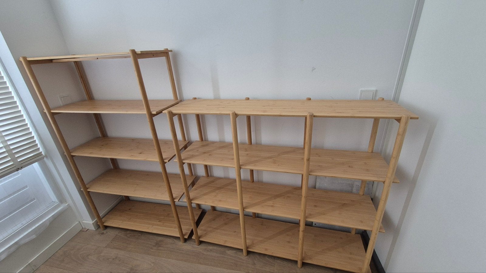 bamboe kast, Ophalen