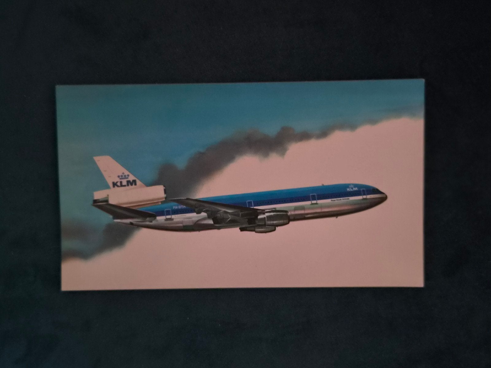 Ansichtkaart KLM Douglas DC-10-30, Verzenden, Zo goed als nieuw, Kaart, Foto of Prent
