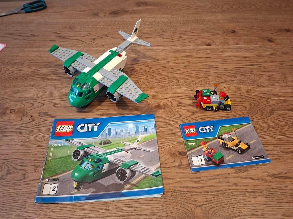 Lego City Vliegtuig 60101 met instructieboekjes, Kinderen en Baby's, Speelgoed | Duplo en Lego, Ophalen of Verzenden, Zo goed als nieuw