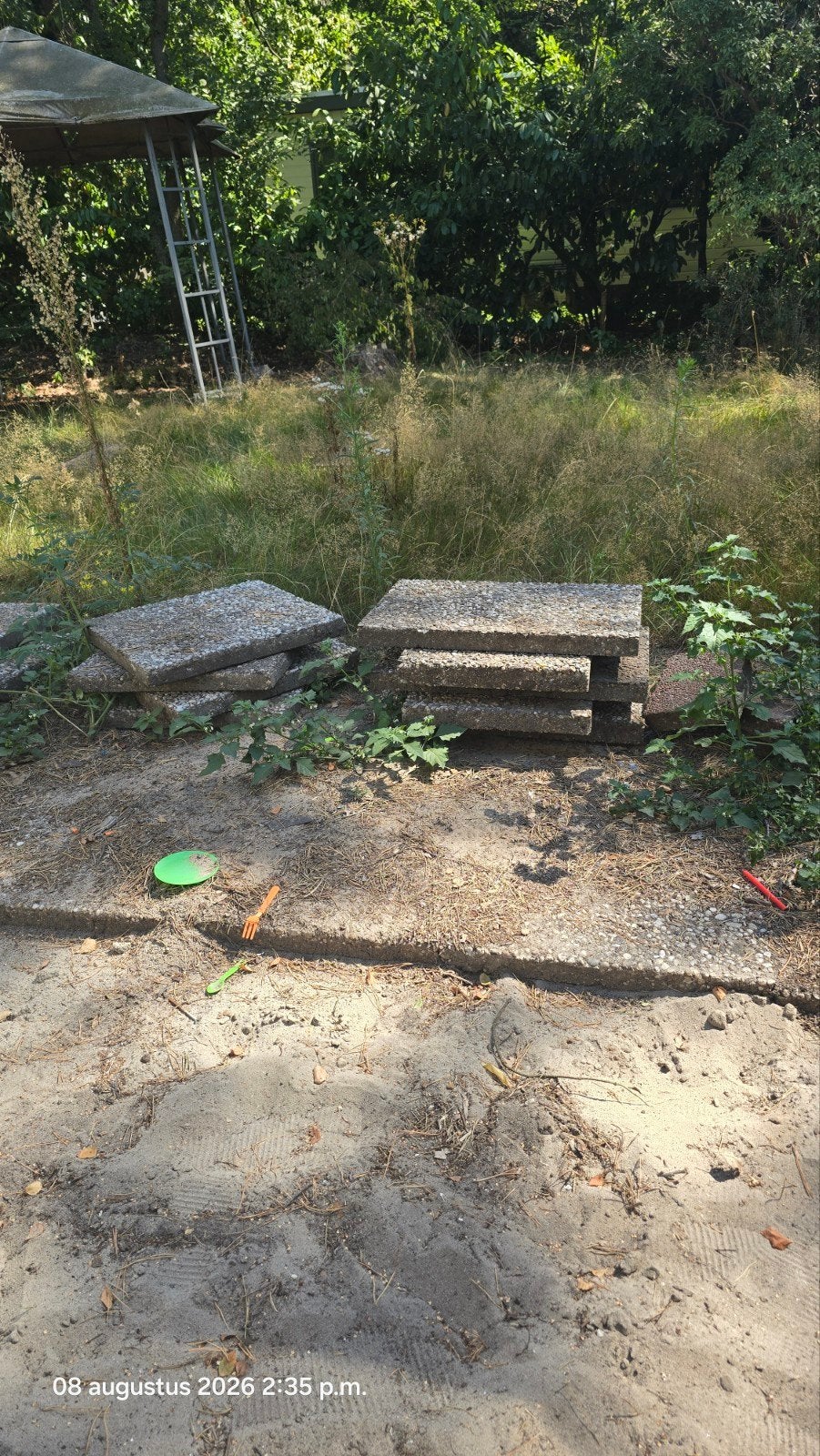 Grindtegels in diverse maten - Gebruikt, Ophalen, Gebruikt, 5 tot 10 m², Grind