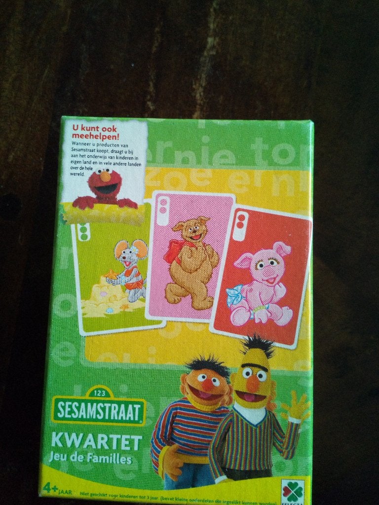 Sesamstraat Kwartet - Nieuwstaat, Ophalen of Verzenden, Nieuw, Kwartet(ten)