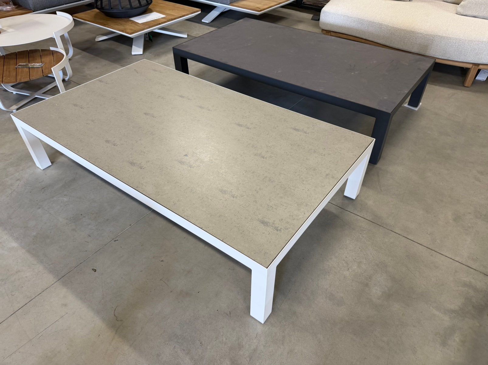 OPRUIMING €99,- koffie / lounge tuintafels ca.160x90x35cm, Suns, Roystore.nl@gmail.com, Nieuw, Ophalen of Verzenden