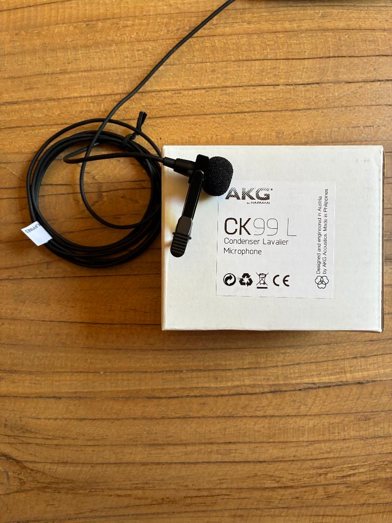 AKG CK99 lavalier microfoon, Muziek en Instrumenten, Microfoons, Ophalen of Verzenden, Nieuw, Overige typen