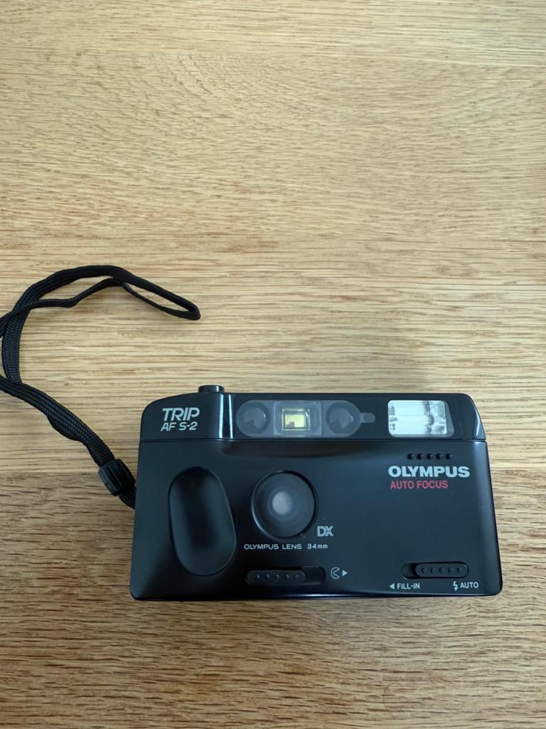 Olympus Trip AF S-2 35mm filmcamera vintage camera, Audio, Tv en Foto, Fotocamera's Analoog, Ophalen, Gebruikt, Compact, Olympus