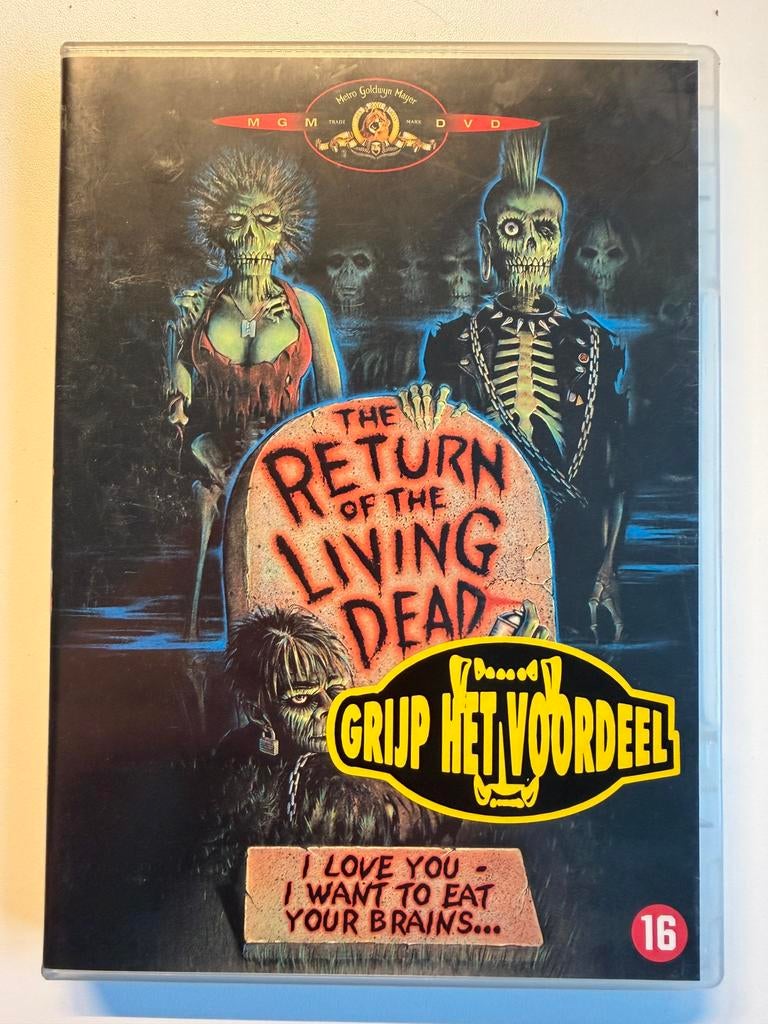 The Return of the Living Dead (1985) DVD | Actie 5=4, Cd's en Dvd's, Vanaf 16 jaar, Ophalen of Verzenden, Zo goed als nieuw