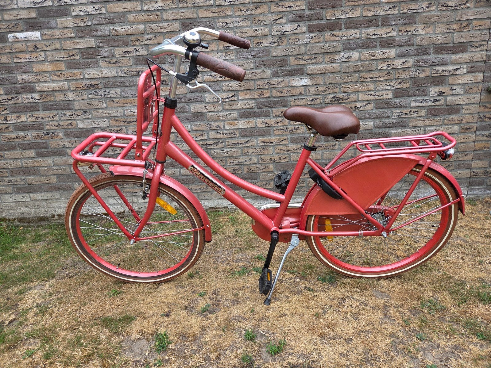 Popal Daily Dutch Transportfiets 26 inch – Roze, Terugtraprem, Gebruikt, Minder dan 47 cm, Ophalen
