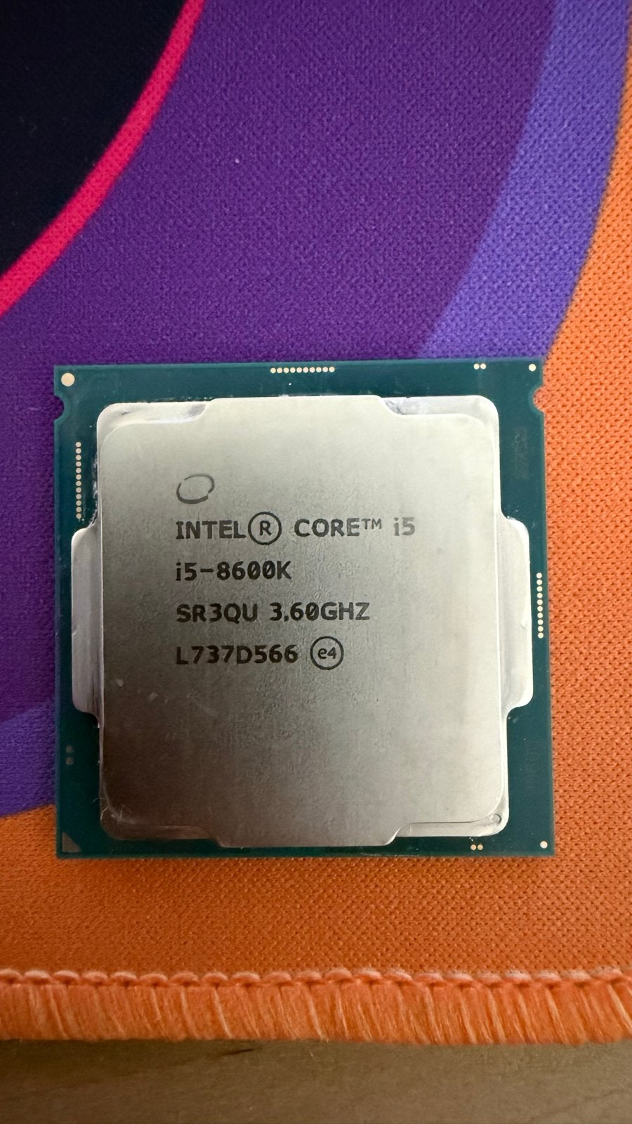 Intel Core i5 8600K Processor - Gebruikt, Computers en Software, Ophalen of Verzenden, Gebruikt, 6-core, 3 tot 4 Ghz