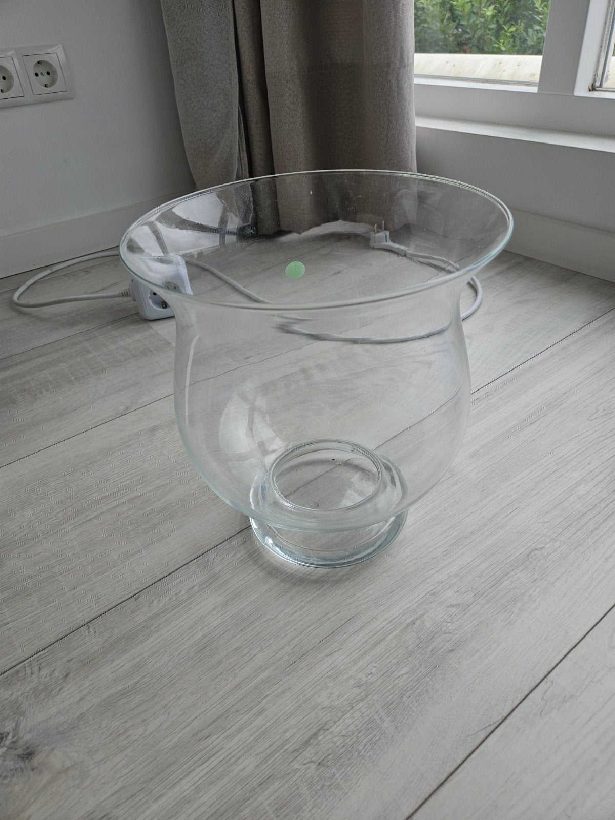 Grote glazen pot/vaas - Decoratief en veelzijdig, Ophalen, Zo goed als nieuw, Transparant, Glas