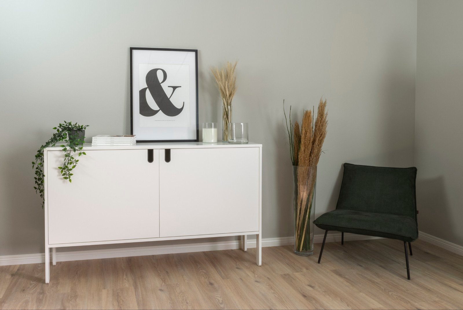Tenzo UNO design dressoir 2-deurs – wit – uitstekende, Ophalen, Zo goed als nieuw