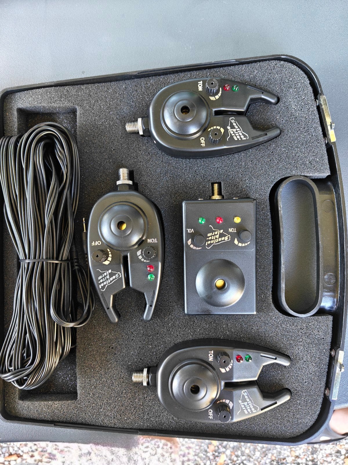 Complete set beetmelders met ontvanger in koffer, Ophalen of Verzenden, Zo goed als nieuw