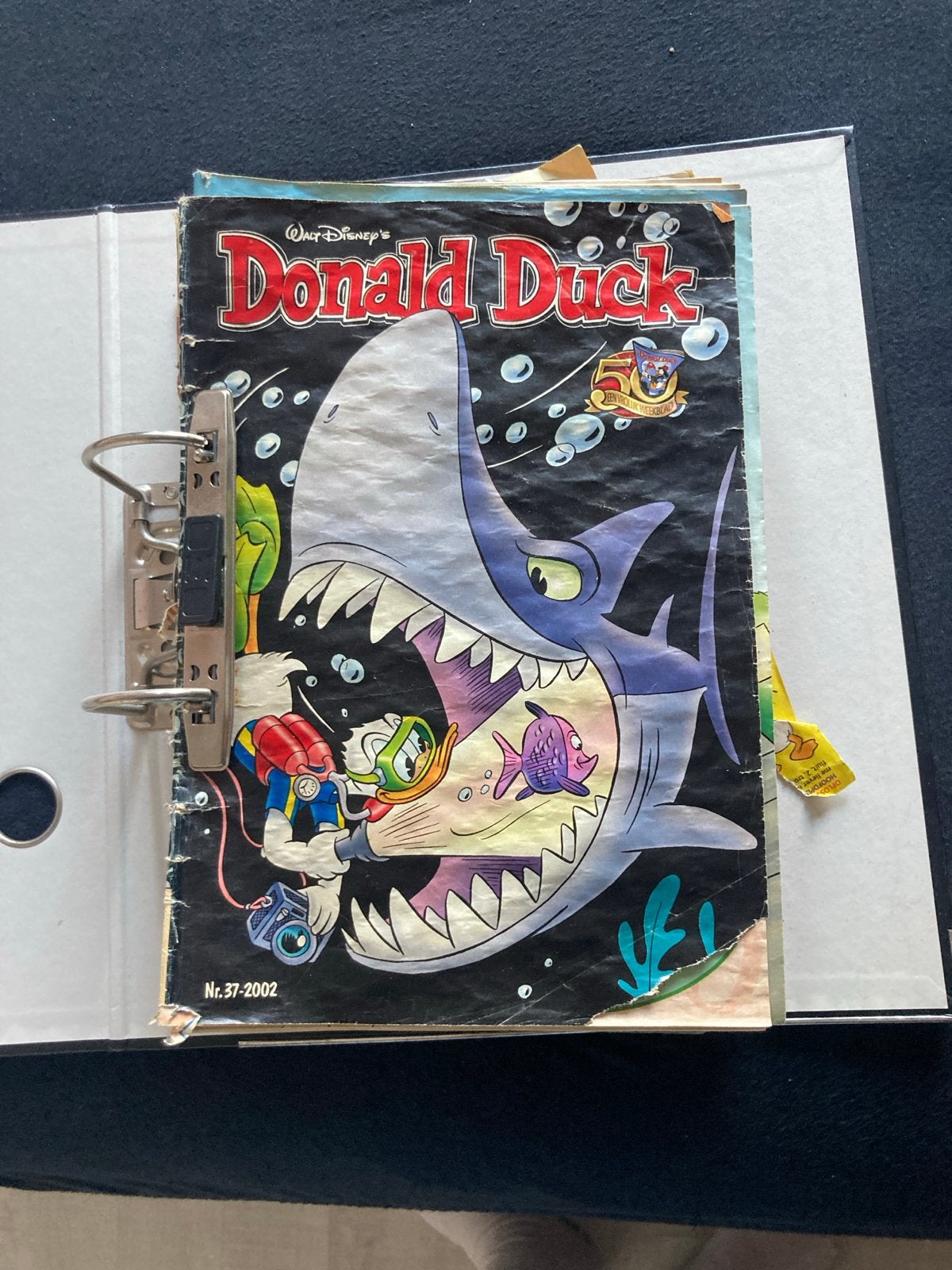 4 mappen Donald Duck weekbladen (ca. 100-120 stuks), Boeken, Meerdere stripboeken, Ophalen, Gelezen