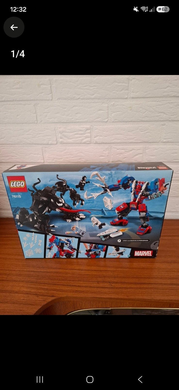 LEGO Spider-Man Mech vs. Venom Mech 76115 - Nieuw, Ophalen of Verzenden, Nieuw, Overige merken