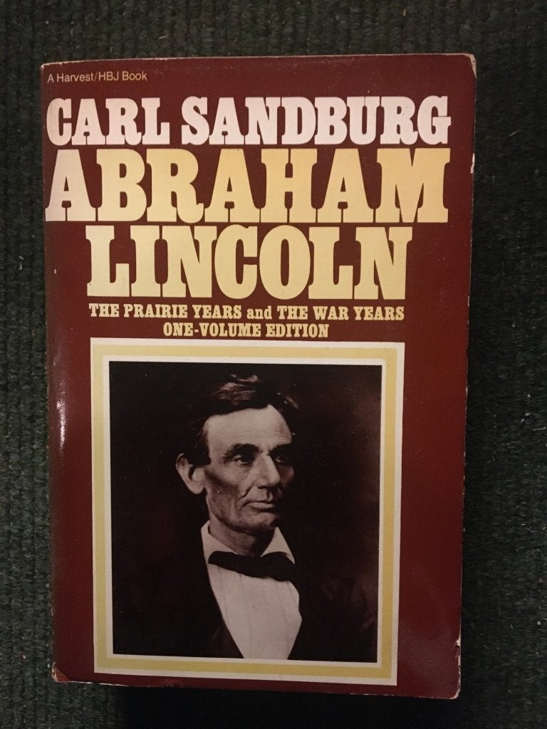 Abraham Lincoln (Biography I & 2) ; door Carl Sandburg, Ophalen of Verzenden, Politiek, Gelezen, Carl Sandburg