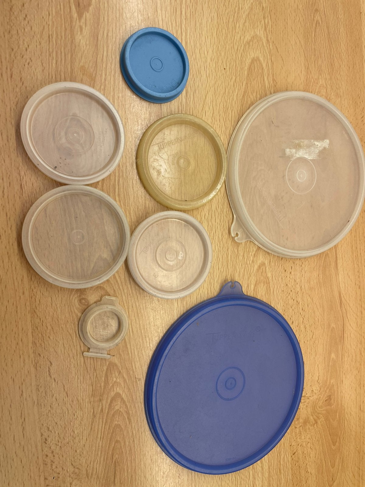 Tupperware diverse onderdelen deksels, Ophalen of Verzenden, Gebruikt, Overige typen