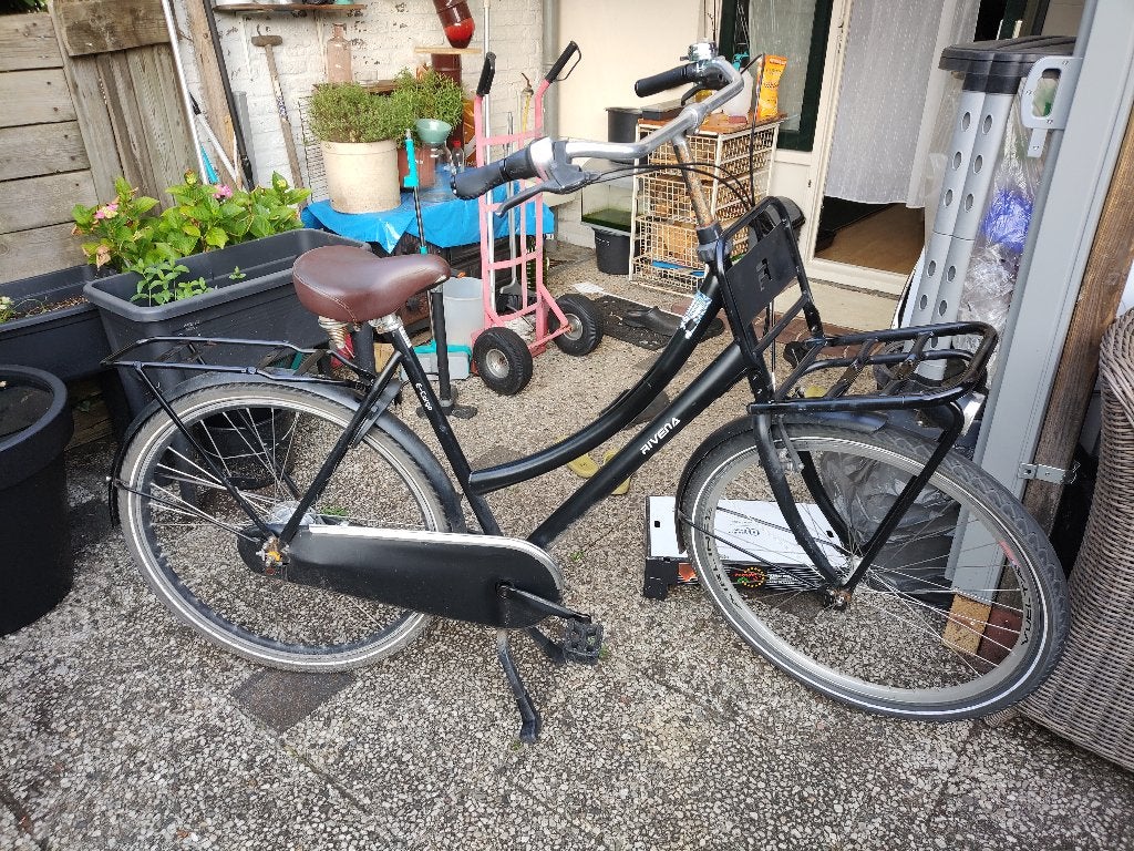 oma fiets met 7 versnellingen framehoog 56 cm, 56 cm of meer, Ophalen, Gebruikt, Versnellingen