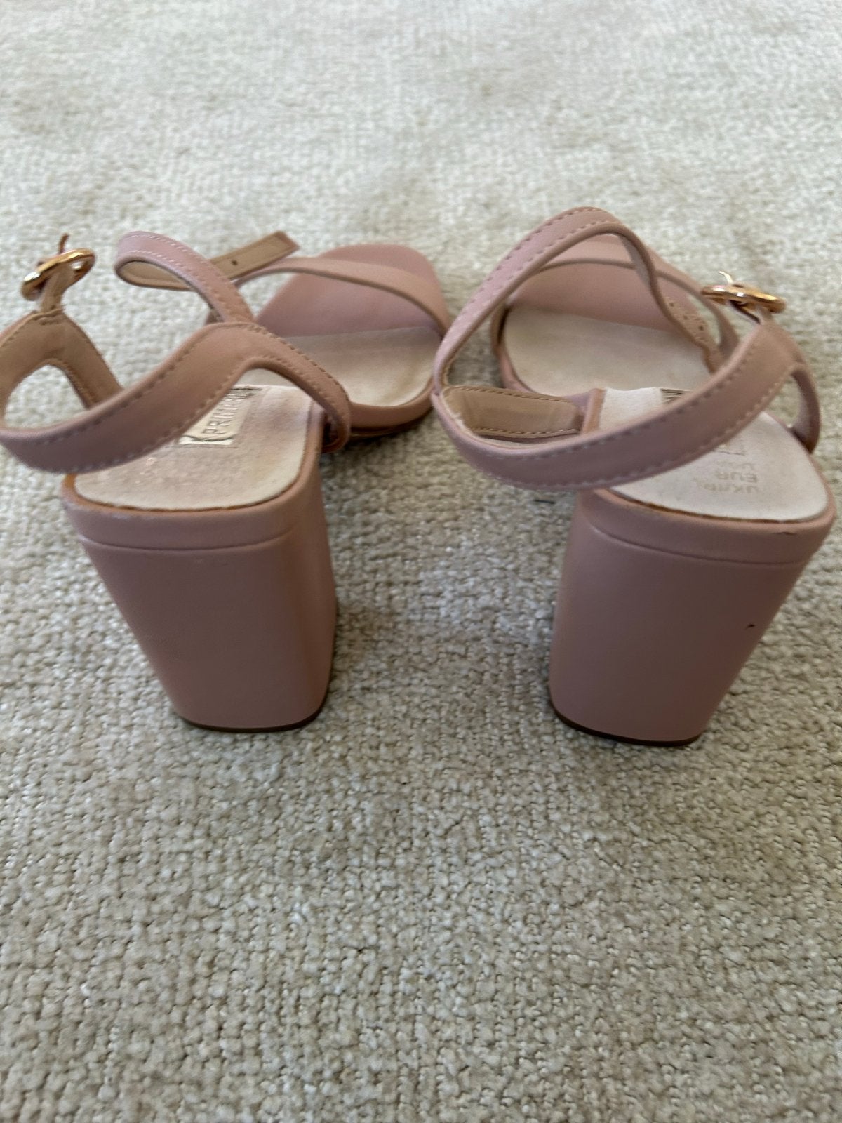 Primark Roze Sandalen met Blokhak, Ophalen of Verzenden, Gedragen, Roze, Sandalen of Muiltjes