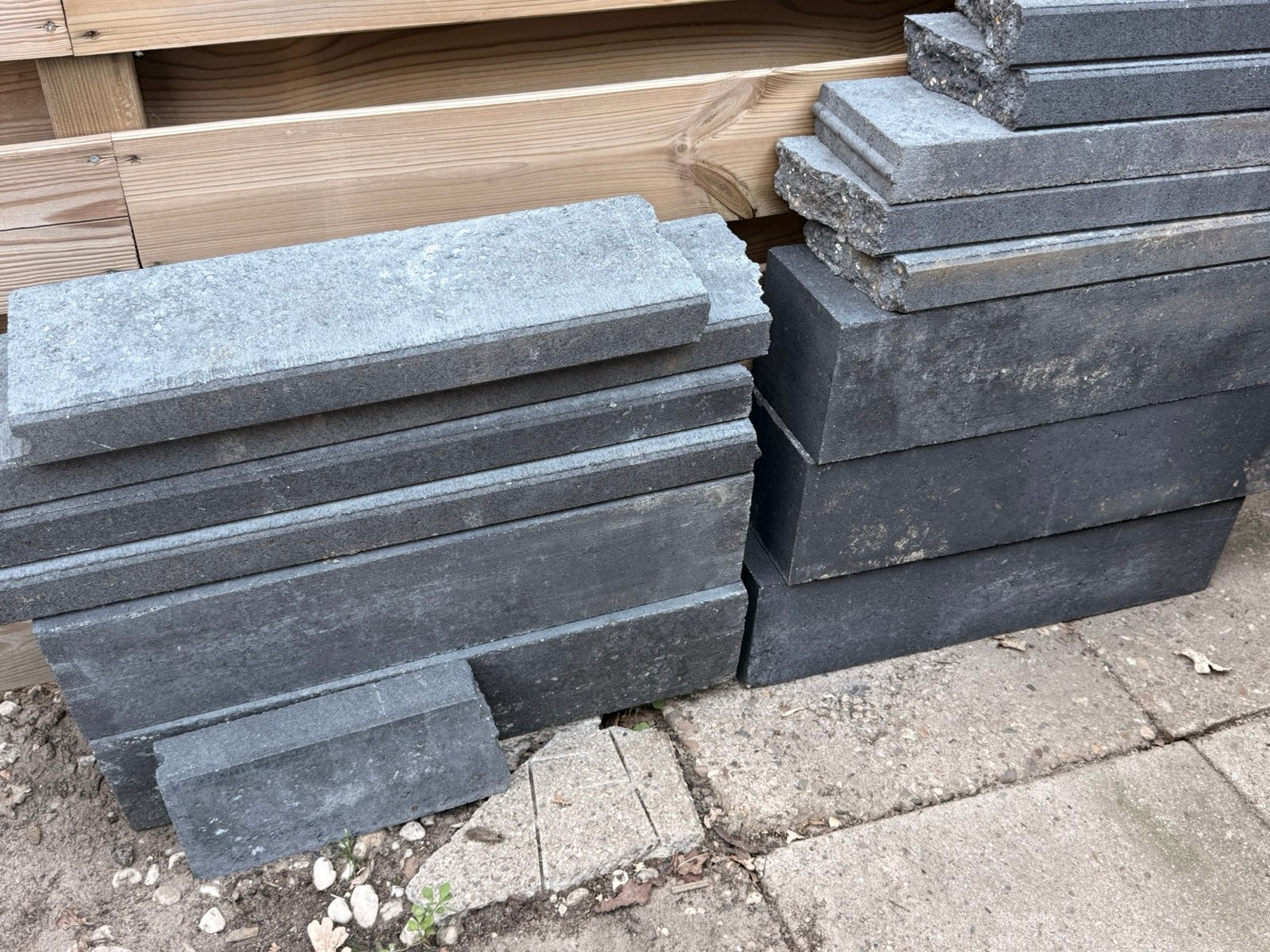 Stapelblokken 15x15x60cm, Tuin en Terras, Ophalen, Blok, Nieuw, Minder dan 25 cm