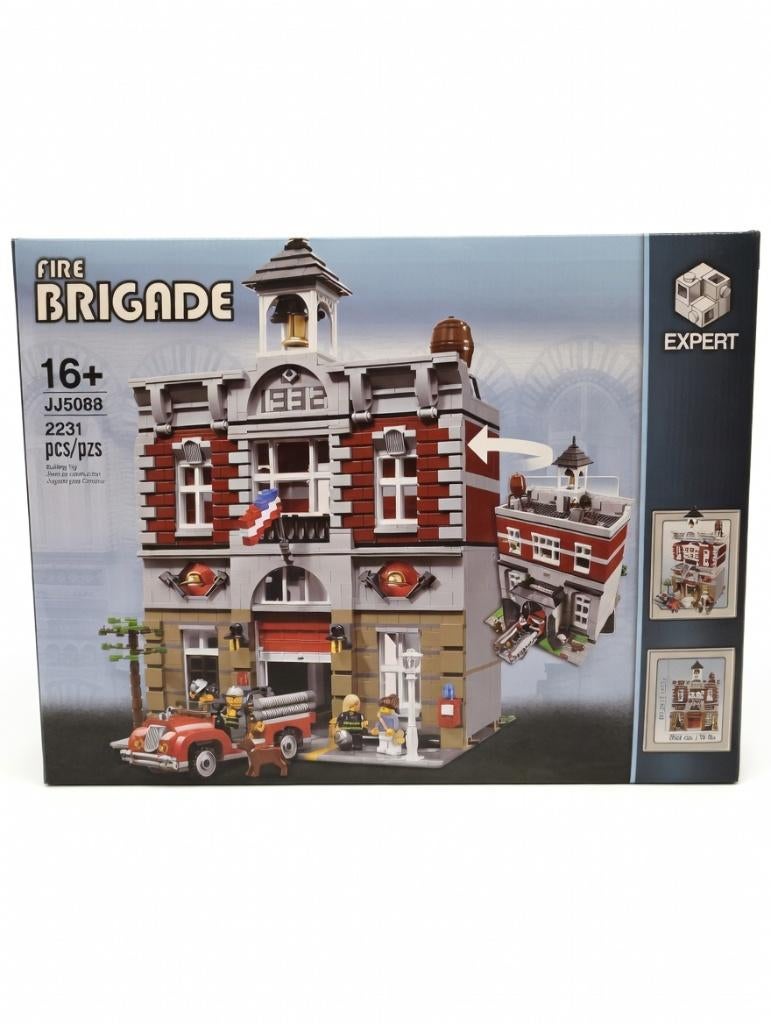 🔥 Fire Brigade Modular – 2200+ stukjes – Nieuw – Expert Set, Ophalen of Verzenden, Nieuw