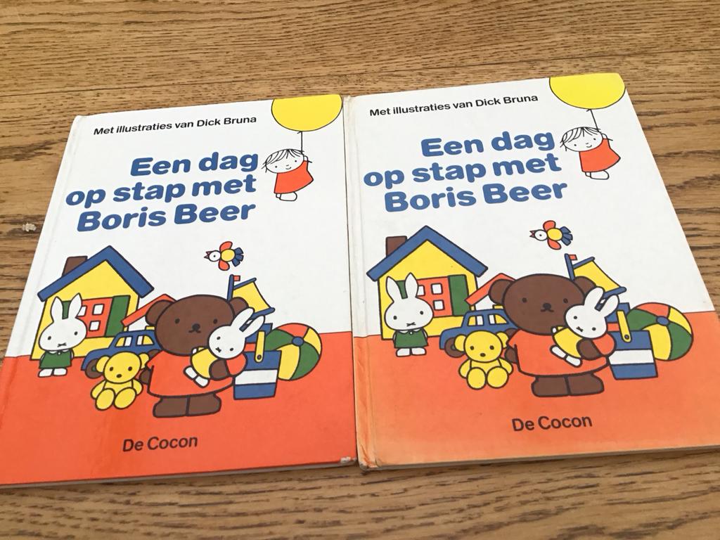 2x Een dag op stap met Boris Beer - Dick Bruna (4e druk), Gelezen, Fictie algemeen, Jongen of Meisje, Ophalen of Verzenden