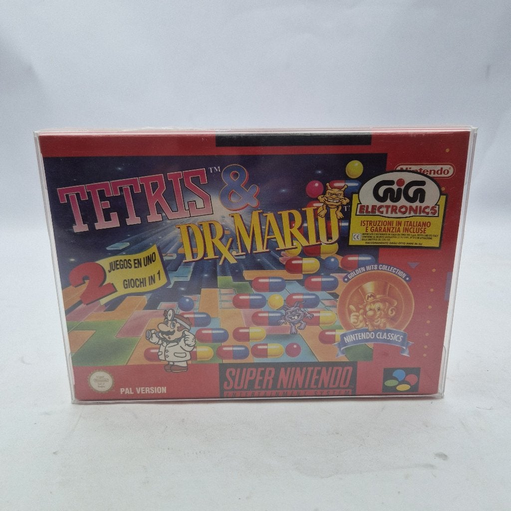 Super Nintendo Tetris en Dr. Mario Nieuw! | Nu voor € 149,99, Spelcomputers en Games, Games | Nintendo Super NES, Puzzel en Educatief
