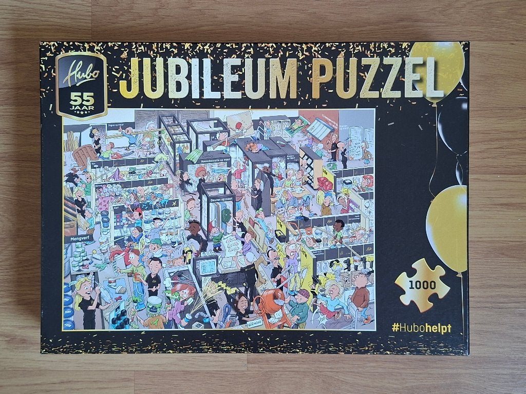 Puzzel, 55 Jaar HUBO, Hubo Helpt, 1000 Stukjes, Ophalen of Verzenden, 500 t/m 1500 stukjes, Zo goed als nieuw, Legpuzzel