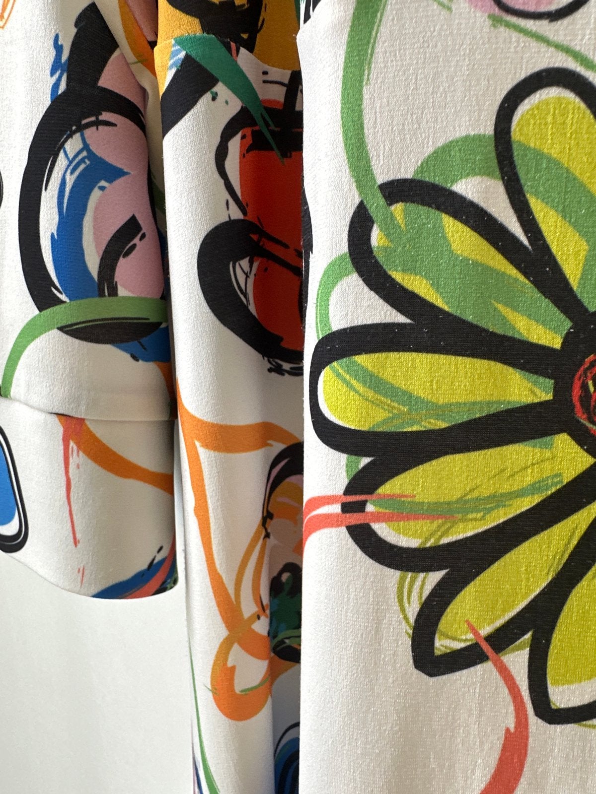 Yoek White Label Jurk met Bloemenprint - Maat M, Maat 38/40 (M), Overige kleuren, Ophalen of Verzenden, Zo goed als nieuw