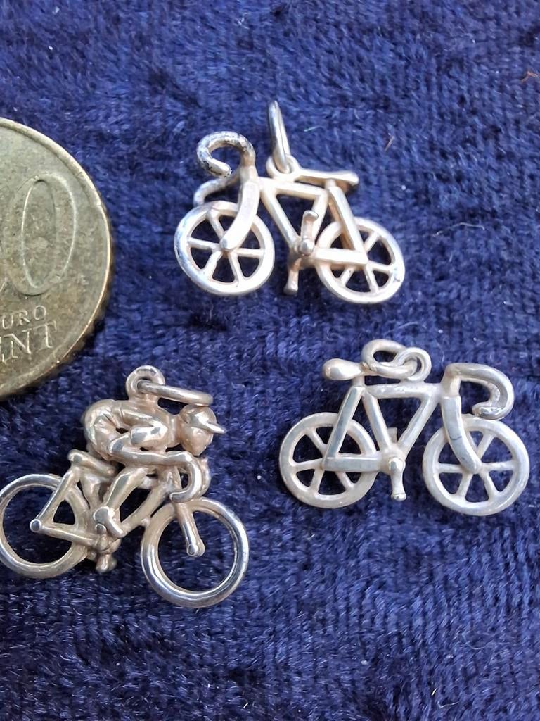 Vintage racefiets hanger zilver, Ophalen, Zo goed als nieuw, Zilver, Zilver