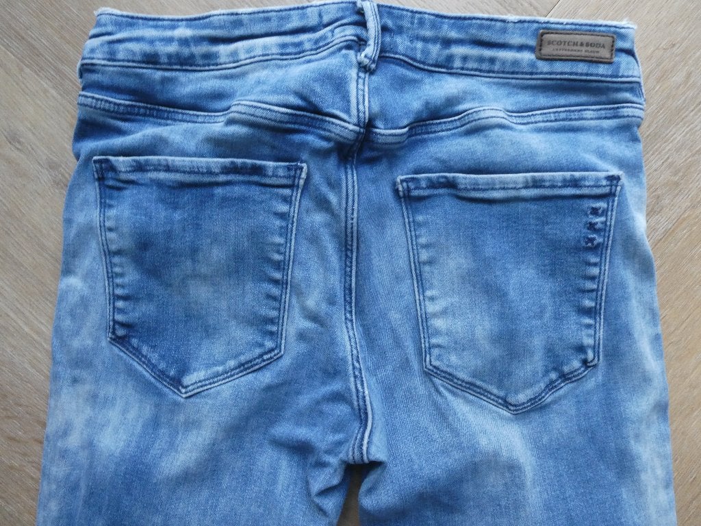 Dames Scotch & Soda Speed Bandit spijkerbroek maat 31-32, Blauw, Scotch & Soda, Ophalen of Verzenden, Zo goed als nieuw