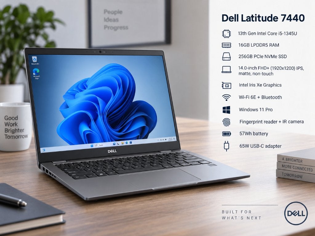 DELL Latitude 7440 - NIEUW IN DOOS, Computers en Software, Ophalen, 256 GB, Qwerty, 13th Gen Intel Core i5-1345U 10 cores