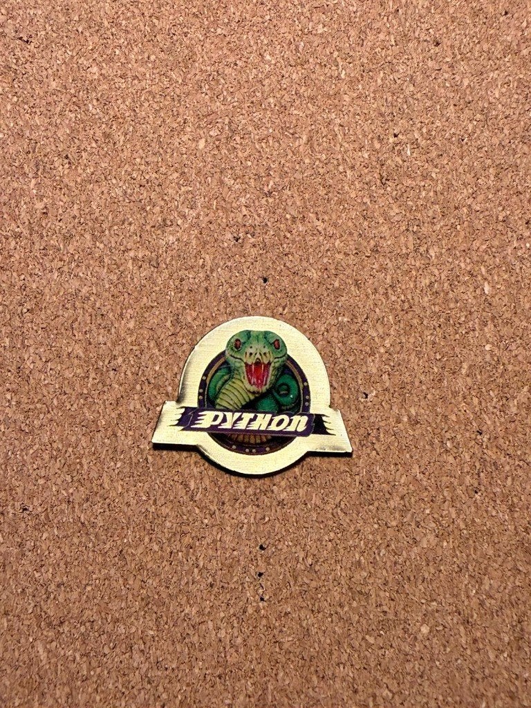 Efteling Pin | Python | EPP 58, Verzamelen, Verzenden, Zo goed als nieuw, Button of Speldje