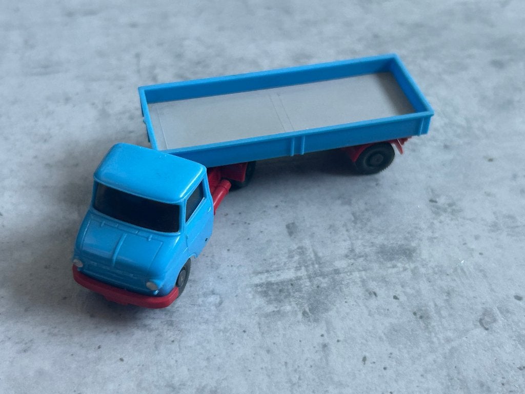 Wiking 1:87 Opel Blitz + trailer 1960-1965, Ophalen of Verzenden, Zo goed als nieuw, Auto, Wiking