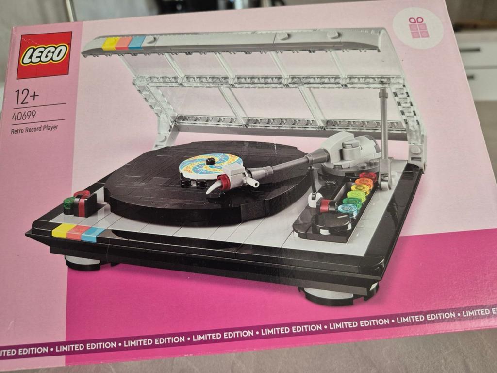 Lego retro platenspeler limited edition 40699 nieuw, Overige thema's, Lego, Nieuw, Ophalen of Verzenden