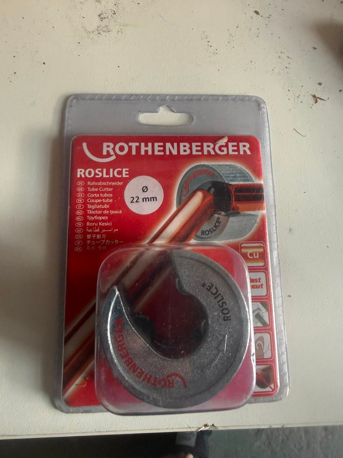 Rothenberger Roslice Pijpsnijder 22mm - Nieuw, Ophalen, Nieuw, Snijgereedschap, Overige merken