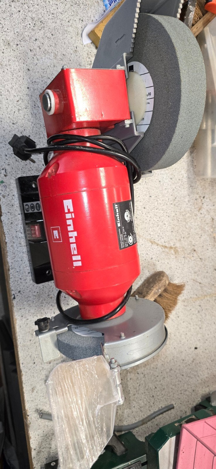 Einhell TC-WD 150/200 Nat-Droogslijpmachine, Ophalen, Gebruikt, Minder dan 700 watt, Werkbankslijpmachine
