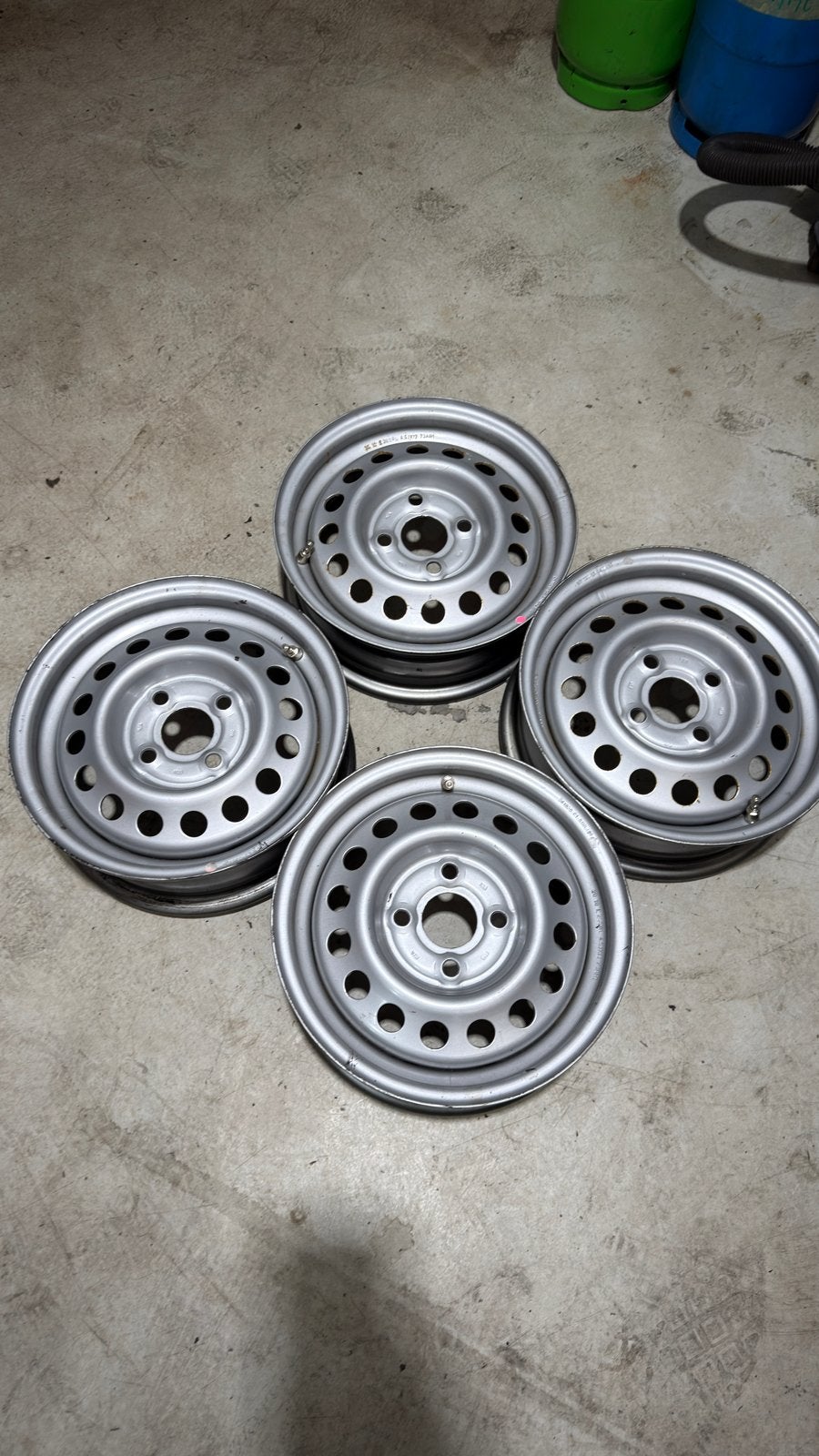 4 Velgen voor Hobby Caravan 4x100, Ophalen, Gebruikt