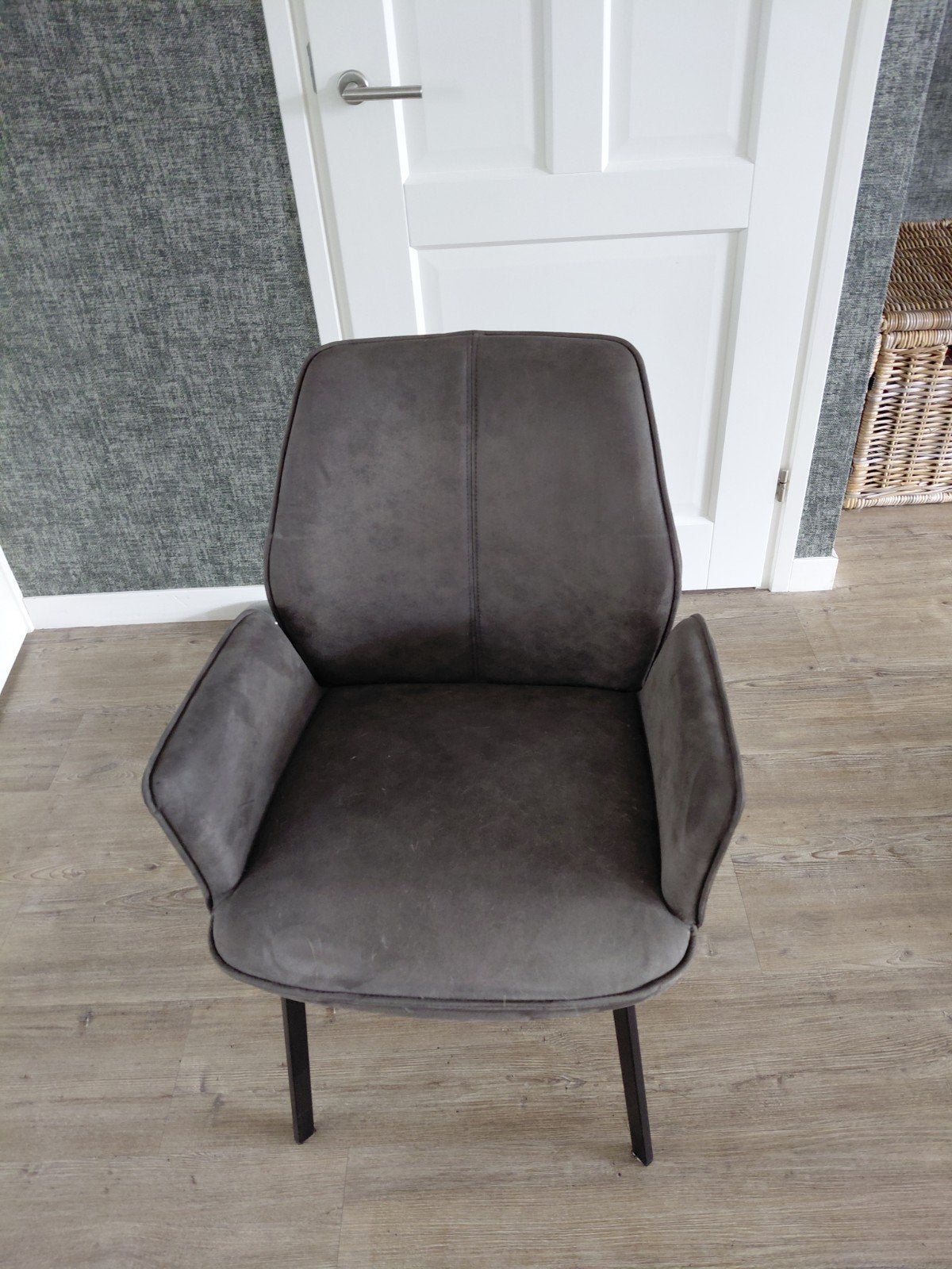 3 eetkamerstoelen - Stijlvol en comfortabel, Gebruikt, Drie, Ophalen of Verzenden, Stof