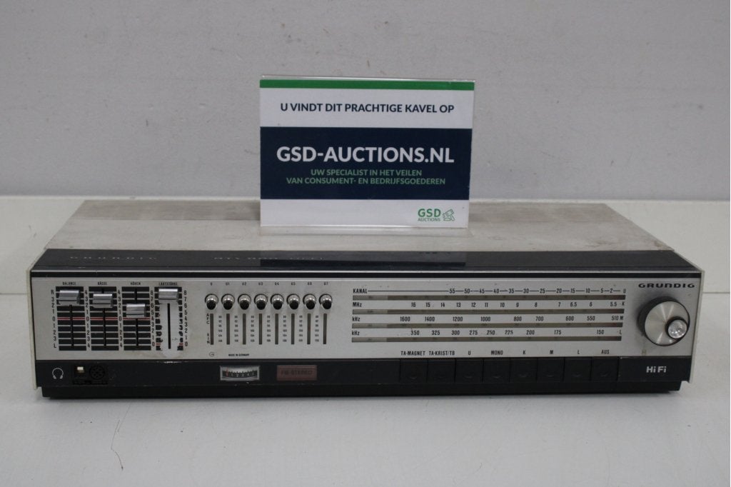 Grundig HiFi stereo tuner receiver, Audio, Tv en Foto, Ophalen of Verzenden, Niet ingevuld, Niet ingevuld, Niet ingevuld