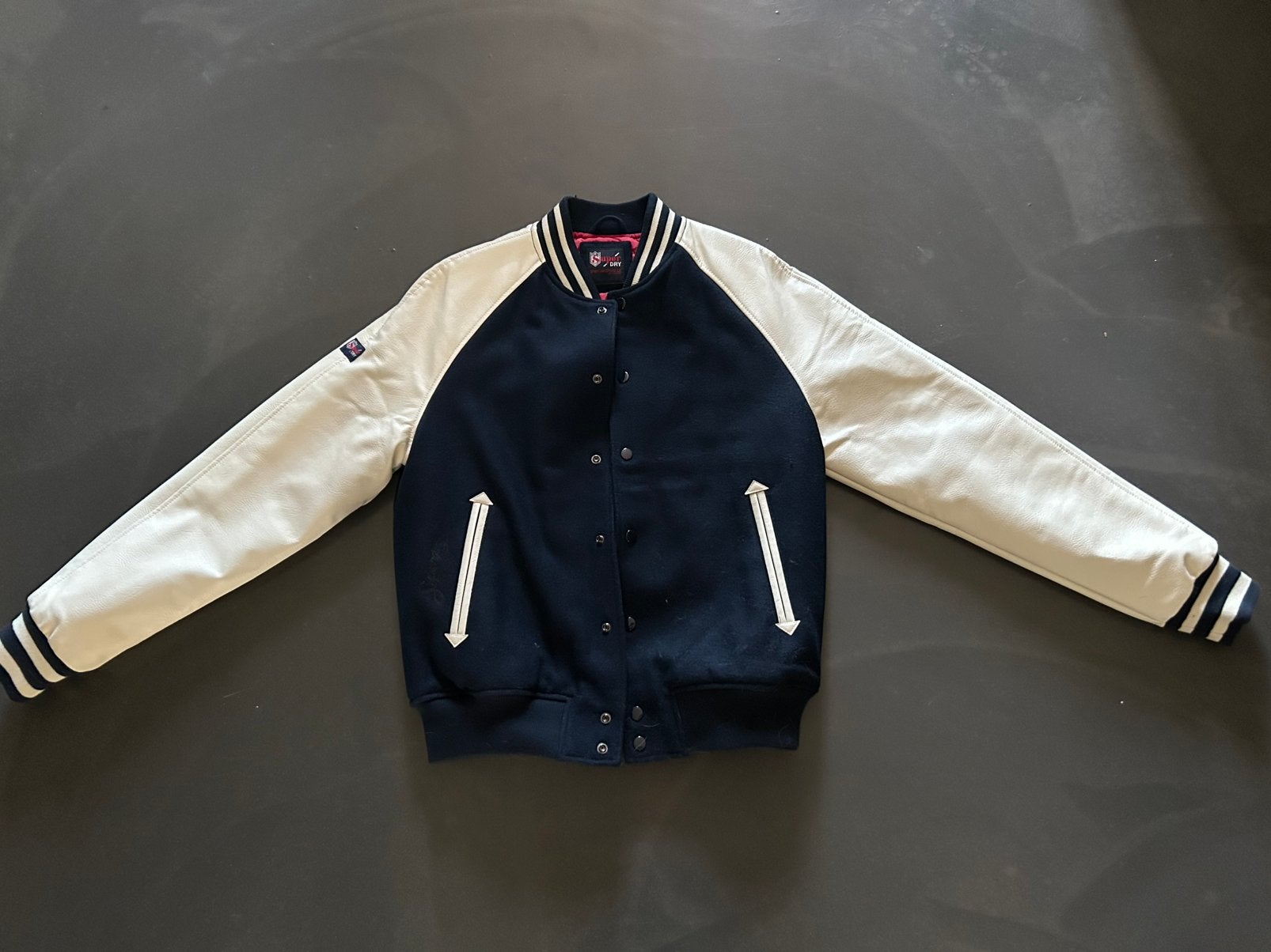 Superdry Varsity Jack M Hagelnieuw, Ophalen of Verzenden, Nieuw, Maat 48/50 (M), Blauw
