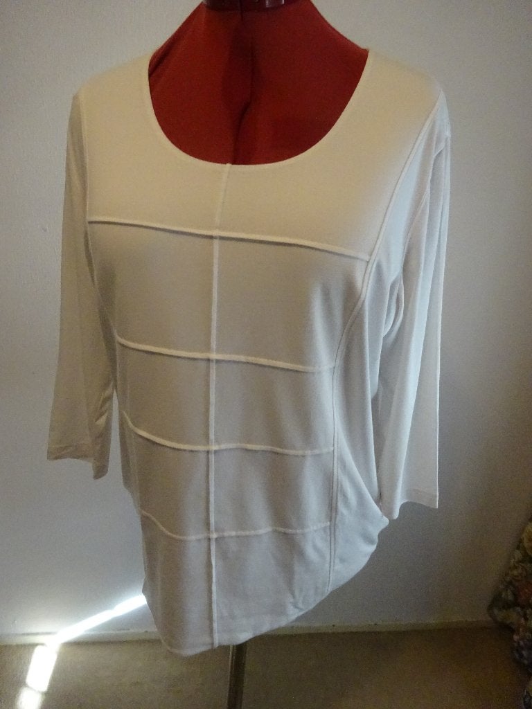 Gerry Weber shirt mt 46, Verzenden, Wit, Maat 46/48 (XL) of groter, Zo goed als nieuw