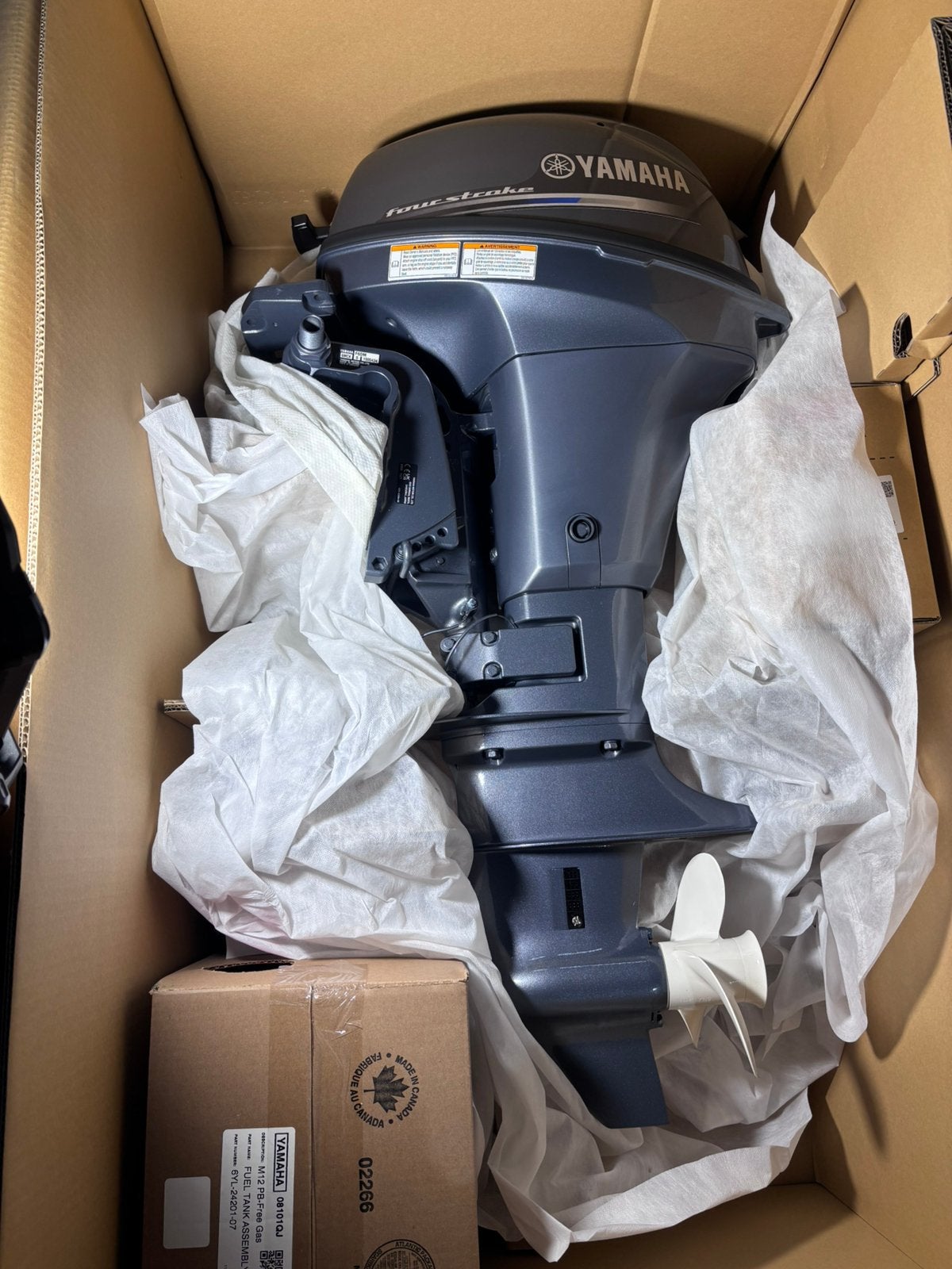 Yamaha 6PK Kortstaart Nieuw Doos Afstandsbediening/Knuppel, Watersport en Boten, Ophalen, Zo goed als nieuw, Benzine, 30 pk of meer