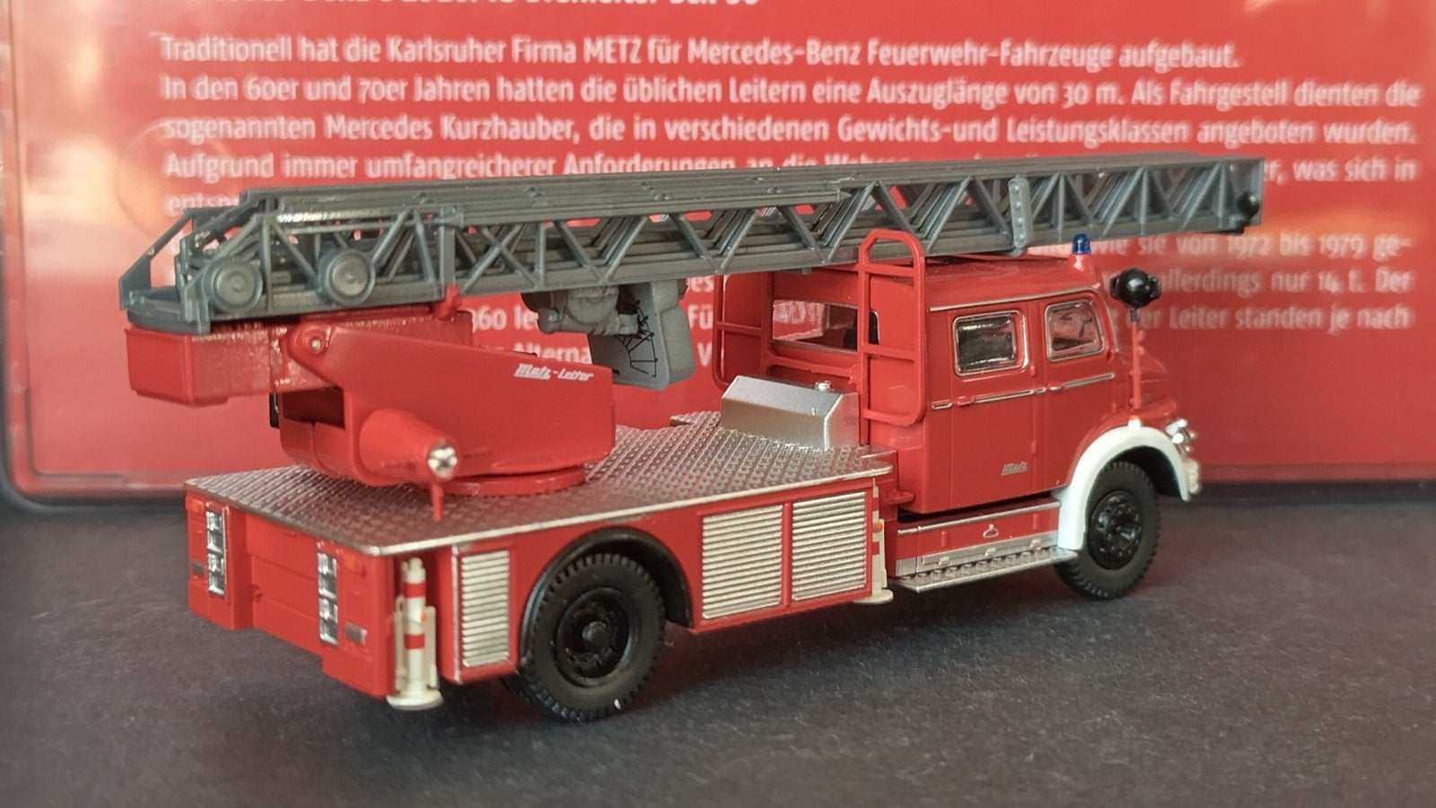 Mercedes Benz L 1519 Brandweer ladder 1:87 Brekina Pol, Hobby en Vrije tijd, Modelauto's | 1:87, Nieuw, Ophalen of Verzenden, Brekina