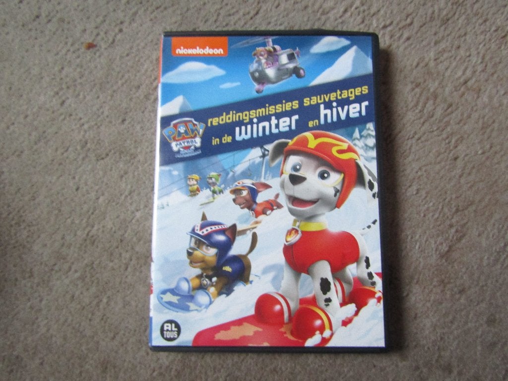 DVD: Paw Patrol - Reddingsmissies in de winter, Gebruikt, Alle leeftijden, Overige genres, Overige typen