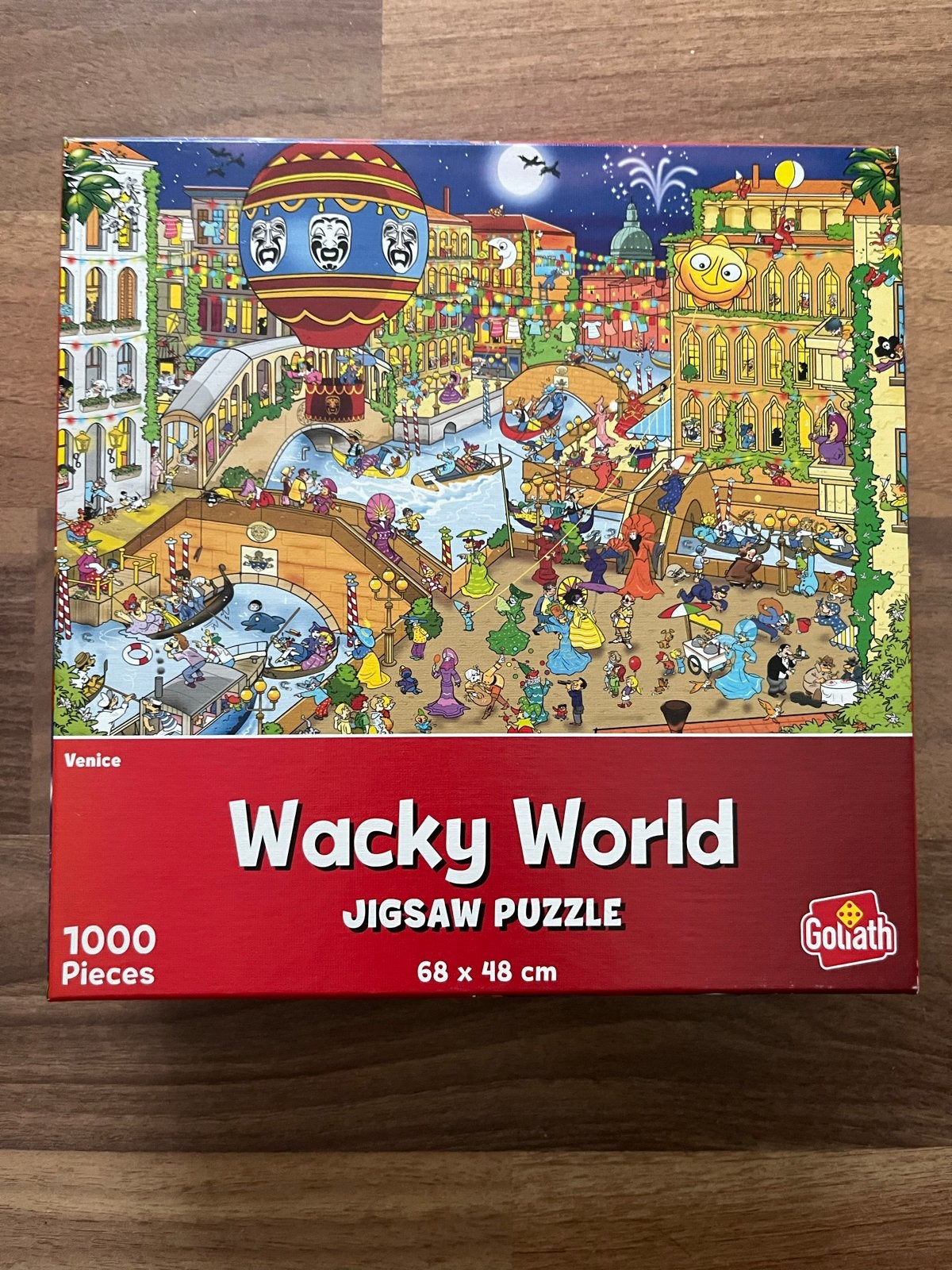Wacky World Jigsaw Puzzle - Venetië 1000 stukjes (Nieuw), Ophalen of Verzenden, 500 t/m 1500 stukjes, Nieuw, Legpuzzel