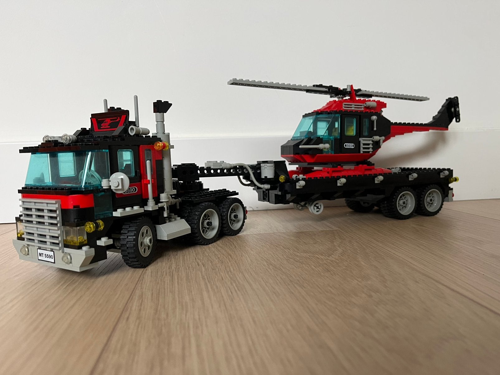 Lego Model Team truck met oplegger 5590, Overige thema's, Lego, Ophalen of Verzenden, Zo goed als nieuw