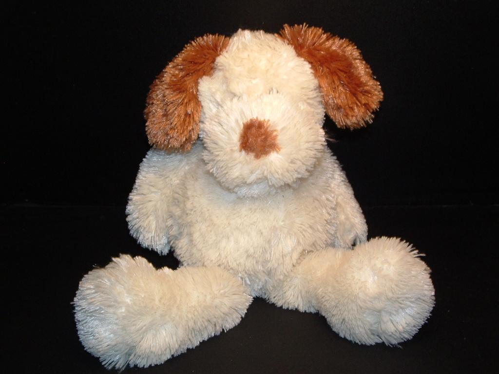 SUNKID HOND ZACHTE LANGHARIGE PLUCHE WIT MET PLUCH, Verzenden, Nieuw, Overige typen