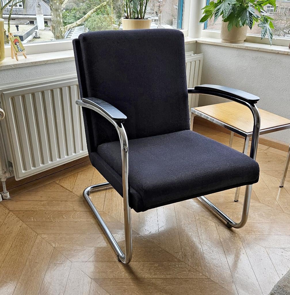 Fauteuil jaren 50/60, Huis en Inrichting, Fauteuils, Ophalen, Vintage design, Minder dan 75 cm, Zo goed als nieuw