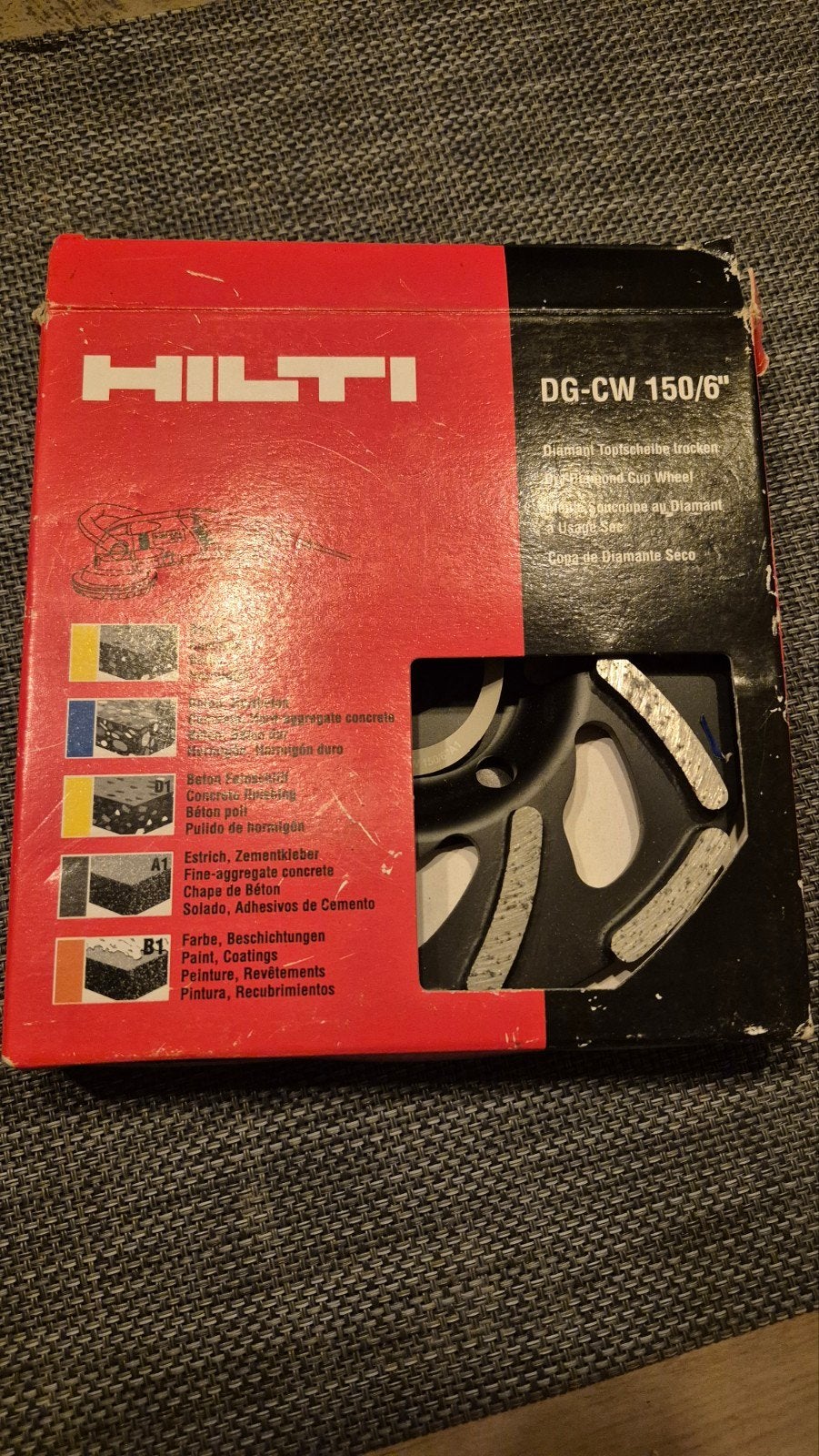 Hilti DG-CW 150/6" Diamant Topfscheibe (nieuw), Ophalen of Verzenden, Nieuw, Overige typen, Hilti