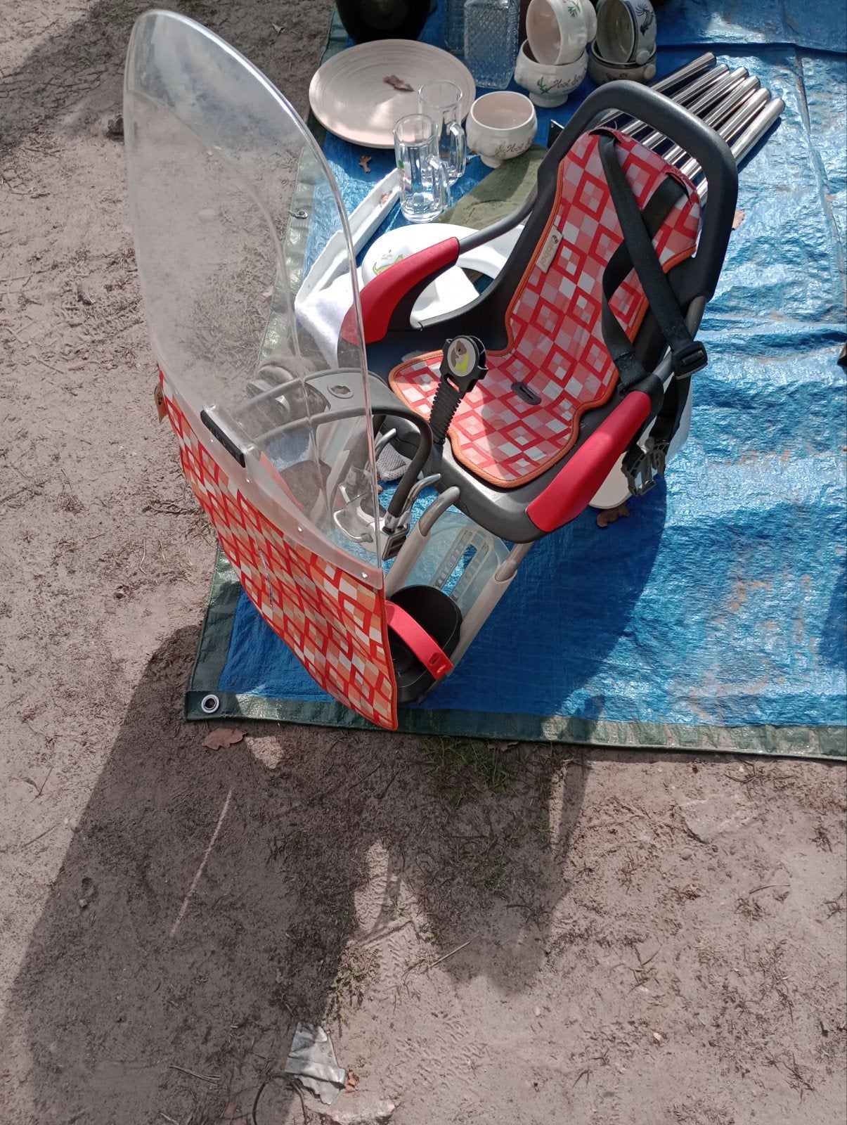 kinderstoeltje vóór op de fiets, Fietsen en Brommers, Ophalen, Voorzitje, Qibbel, 0 t/m 13 kg