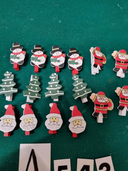 Kerst knijpers 16 stuks , [a543], Diversen, Kerst, Ophalen of Verzenden, 'T Olde Gre-j, Info@toldegrej.nl, Endepoelstraat 20f Didam