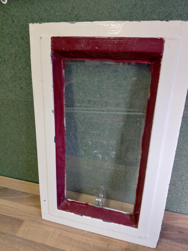 Ijzeren uitzetraam, Raamkozijn, Minder dan 75 cm, Hout, Ophalen